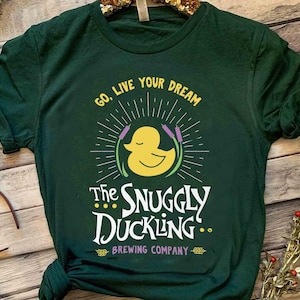 Disney Rapunzel The Snuggly Duckling Go Live Your Dream Shirt, Magic Kingdom Disneyland Family Vacation Shirt, Birthday Gift Tee