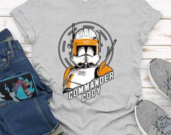 Chemise couleurs confort Star Wars Commander Cody Clone Army, chemise The Clone Wars, chemise cadeau pour les Fans de Star Wars, t-shirt Galaxy's Edge Disneyland