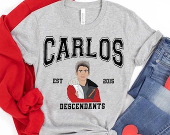 Disney Descendants Movie Carlos De Vil Comfort Colors T-Shirt, Magic Kingdom Disneyland Family Matching Shirt, Disney Vacation Trip Tee