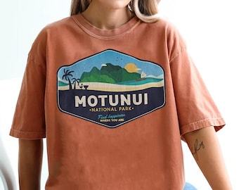 Disney Moana Motunui National Park Comfort Colors T-Shirt, Disney Pixar Moana Shirt, Magic Kingdom Disneyland Trip Tee, Birthday Gift Shirt