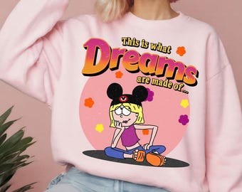 Disney Lizzie McGuire Mickey Ears Hut Komfort Farben T-Shirt, Dies sind Träume, die aus T-Shirt bestehen