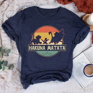 Disney Lion King Hakuna Matata Comfort Colors Shirt, Lion King Simba Timon Pumbaa Shirt, Magic Kingdom Disneyland Vacation Shirt