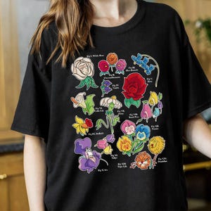 Alice In Wonderland The Flowers Comfort Colors Shirt, Singing Flowers Talking Flowers, The Flowers of Wonderland Shirt, Disneyland Trip Tee
