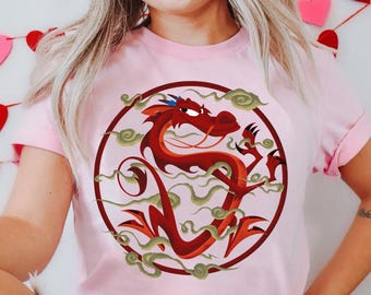 Camiseta Disney Mulan Cool Mushu Dragon Comfort Colors, camiseta Mushu Chinese Dragon, camiseta Magic Kingdom Disneyland Vacation, camiseta de regalo de cumpleaños