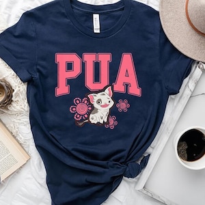 Cute Pua The Pig Comfort Colors Shirt, Disney Moana Shirt, Disneyland Vacation Matching Family Shirt, Birthday Gift Adult Kid Toddler Tee