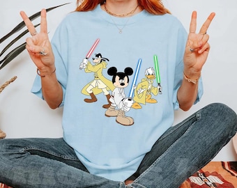 Disney Star Wars Jedi Mickey Jedi Master Yoda Shirt for Disneyland