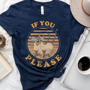 Disney Si and Am If You Please Comfort Colors Shirt, Lady and the Tramp Siamese Cats Shirt, Disneyland Trip Family Vacation Tee