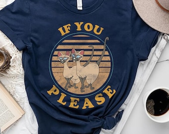 Disney Si and Am If You Please Comfort Colors Shirt, Lady and the Tramp Siamese Cats Shirt, Disneyland Trip Family Vacation Tee