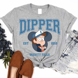Camiseta Disney Gravity Falls Dipper Comfort Colors, camiseta combinando com a família WDW Disneyland, camiseta combinando com o grupo de personagens