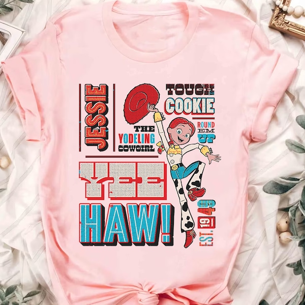 Disney Pixar Toy Story Jessie The Yodeling Cowgirl Tough Cookie Shirt, Magic Kingdom Trip Shirt, Family Birthday Gift Adult Kid Toddler Tee