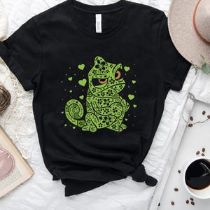 Disney Tangled Pascal Floral Comfort Colors Shirt, Disney Rapunzel Princess Shirt, Magic Kingdom Disneyland Trip Family Vacation Tee