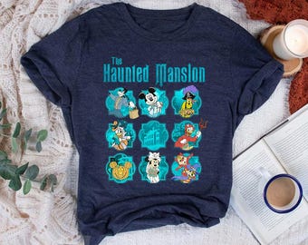 Mickey & Friends Haunted Mansion Comfort Colors T-shirt, Welcome Foolish Mortals, Mickey's Not So Scary Halloween Party Disneyland Shirt