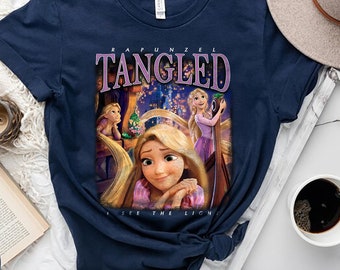 Disney Princess Rapunzel Comfort Colors Shirt, Disney Tangled, Magic Kingdom Disneyland Family Vacation, Birthday Gift Adult Kid Toddler Tee