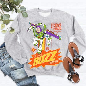 Retro Disney Pixar The Original Toy Story Buzz Lightyear Comfort Colors Shirt, Deluxe Space Ranger Tee, Magic Kingdom Disneyland Trip Shirt