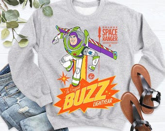 Retro Disney Pixar Die Original Toy Story Buzz Lightjahre Komfort Farben Shirt, Deluxe Space Ranger T-Shirt, Magic Kingdom Disneyland Reise Shirt