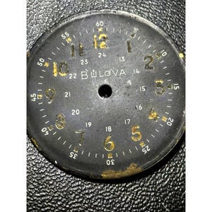 Bulova cal. 10BNCH movement with military dial image 1