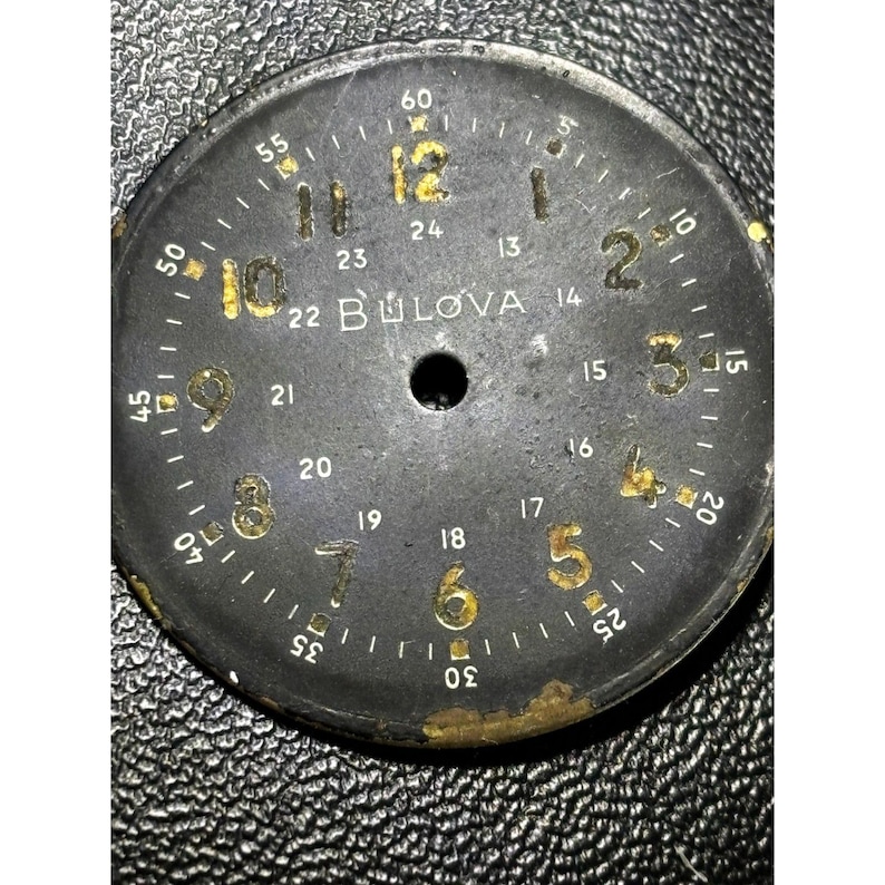 Bulova cal. 10BNCH movement with military dial image 1