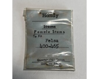 Felsa cal. 400-465 movement female stems for watch, NOS