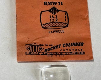 NOS SUC Rocket Crystal RMW71 for Lapwell vintage watch