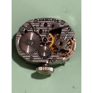 Movimiento de reloj Hamilton cal. 756 17j para mujer, piezas y reparación. imagen 1