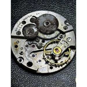 Bulova cal. 10BNCH movement with military dial image 5