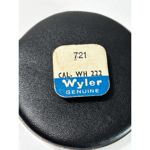 Wyler cal. WH222 #721 balance complete for men's watch movement, NOS Bild 1