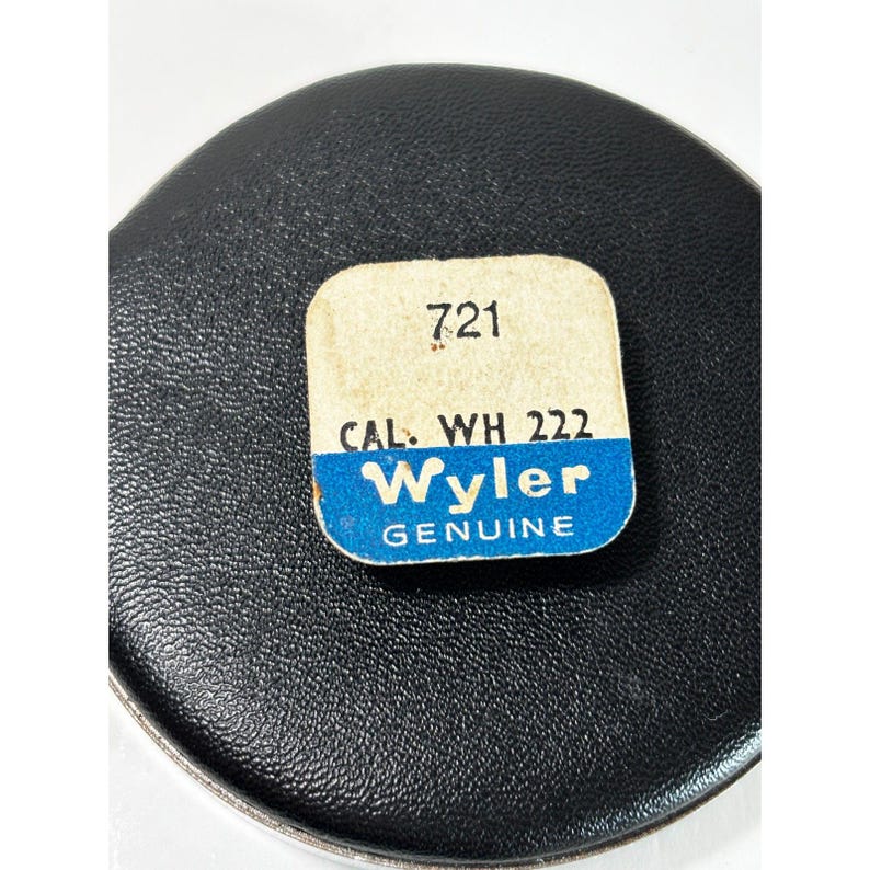 Wyler cal. WH222 #721 balance complete for men's watch movement, NOS Bild 1