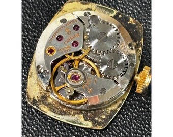 Movimiento ETA 2412 con esfera Corum y corona tipo cabujón, para piezas/reparación.