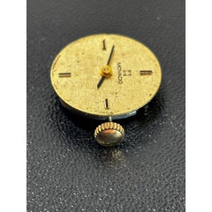Zenith cal. 1120 17j movement w/ Movado dial, for parts/repair imagem 4