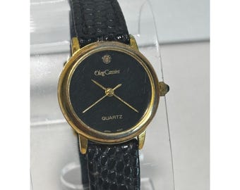 Oleg Cassini vintage quartz round 24mm women's watch, working
