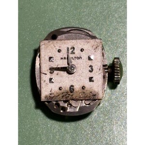 Movimiento de reloj Hamilton cal. 756 17j para mujer, piezas y reparación. imagen 3