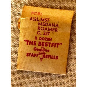 NOS Bestfit MST Roamer cal. 327 watch movement balance staff part #100/548 image 1