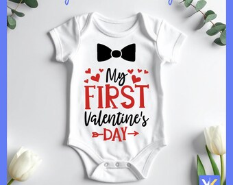 Baby's First Valentine's Day SVG | Love Design (Digital Download)