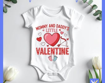 Baby Valentine SVG | Mommy & Daddy's Little Valentine (Digital Download