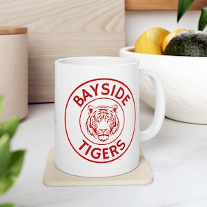 Bayside Tigers Tasse gerettet von der Glocke inspiriert