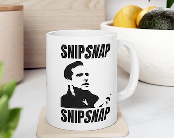 Michael Scott&#39;s SNIPSNAP SNIPSNAP Mug - The Hilarious Dinner Party Episode Tribute!