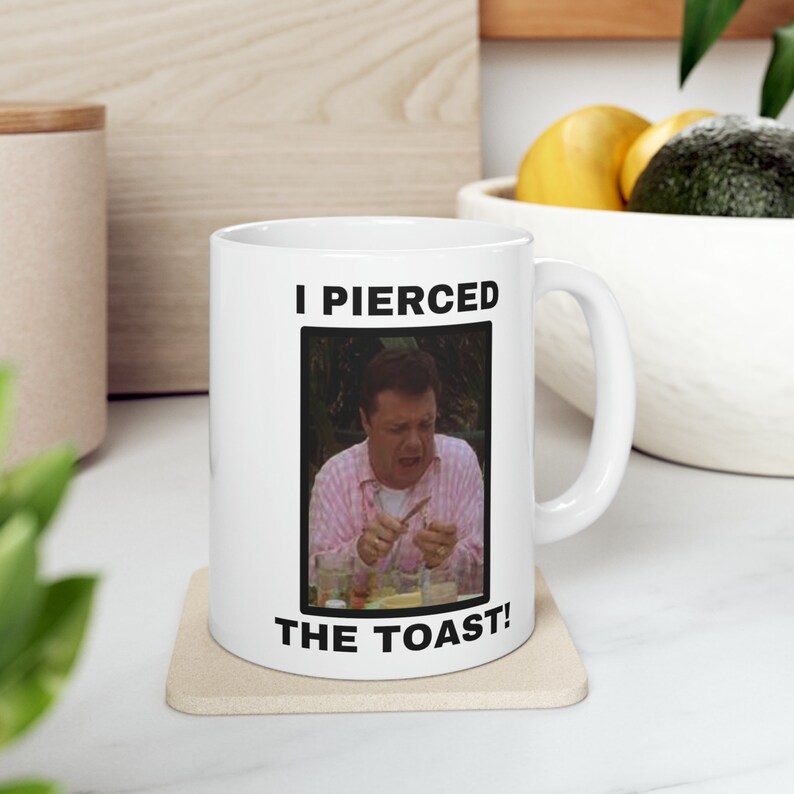 I Pierced the Toast Mug Albert Birdcage Quote Cup Etsy