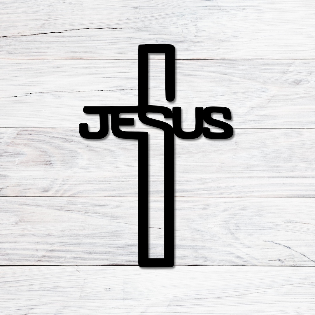 Jesus Cross Svg Cut Files, Christian Cross Svg for Cricut, Religious ...