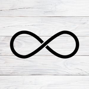 Infinity Symbol Svg, Infinity Sign, Infinity Svg, Infinity Png, Infinity Symbol Png, Infinity Symbol Cut File, Infinity Silhouette Print Jpg