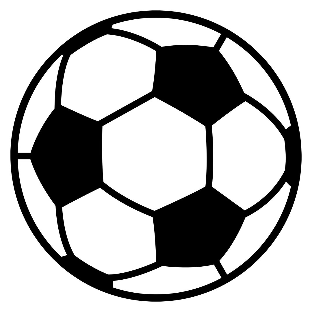 Soccer Ball SVG, PNG, JPG Instant Digital Download Layered Soccer Ball ...