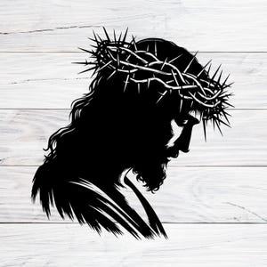 Jesus Christus Dornenkrone Design (Digitaler Download SVG, PNG, JPG)