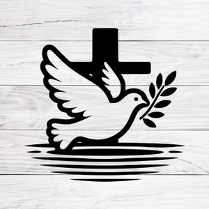 Baptism Dove SVG: Boy&#39;s Invitation Design (Digital Download)