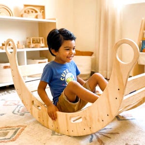 Planos digitales para Arco Escalador tipo Pikler, Diseño 2 en 1: Escalador y balancín para niños Archivos CNC