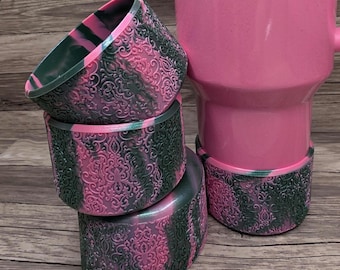 Protector de vaso Wicked Stanley, color verde damasco y rosa, 20 oz, 30 oz y 40 oz