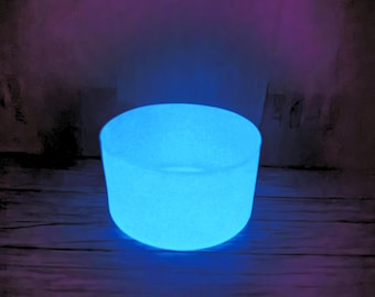 Bottines en silicone luminescentes BLEUES pour verres de 40 oz