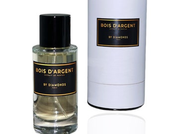 Parfum bois d’argent, extrait de parfum 50 ml, qualité originale, senteur très resistant