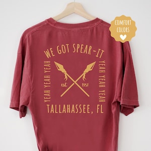 Game Day Shirt, Florida State Shirt, FSU Shirt, Seminoles Shirt, Womens FSU Shirt, Gift for FSU Fan, College Football, Comfort Colors Shirt