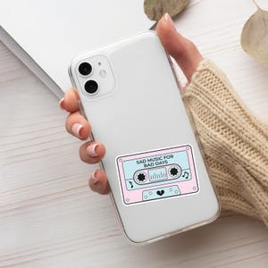 Laptop Sticker Audio Cassette With Quote • 90s Sticker • Die Cut ...