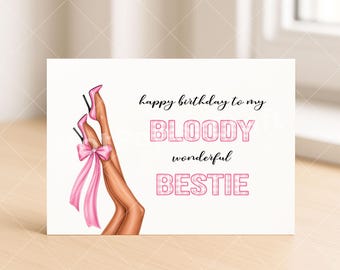 Cartão de aniversário engraçado para a melhor amiga - Melhor amiga