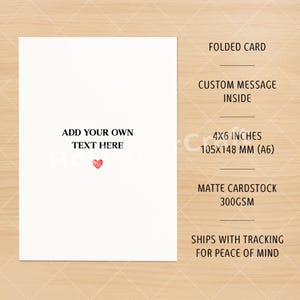 Custom Greeting Card for Any Occasion - Personalized Birthday Card image 2